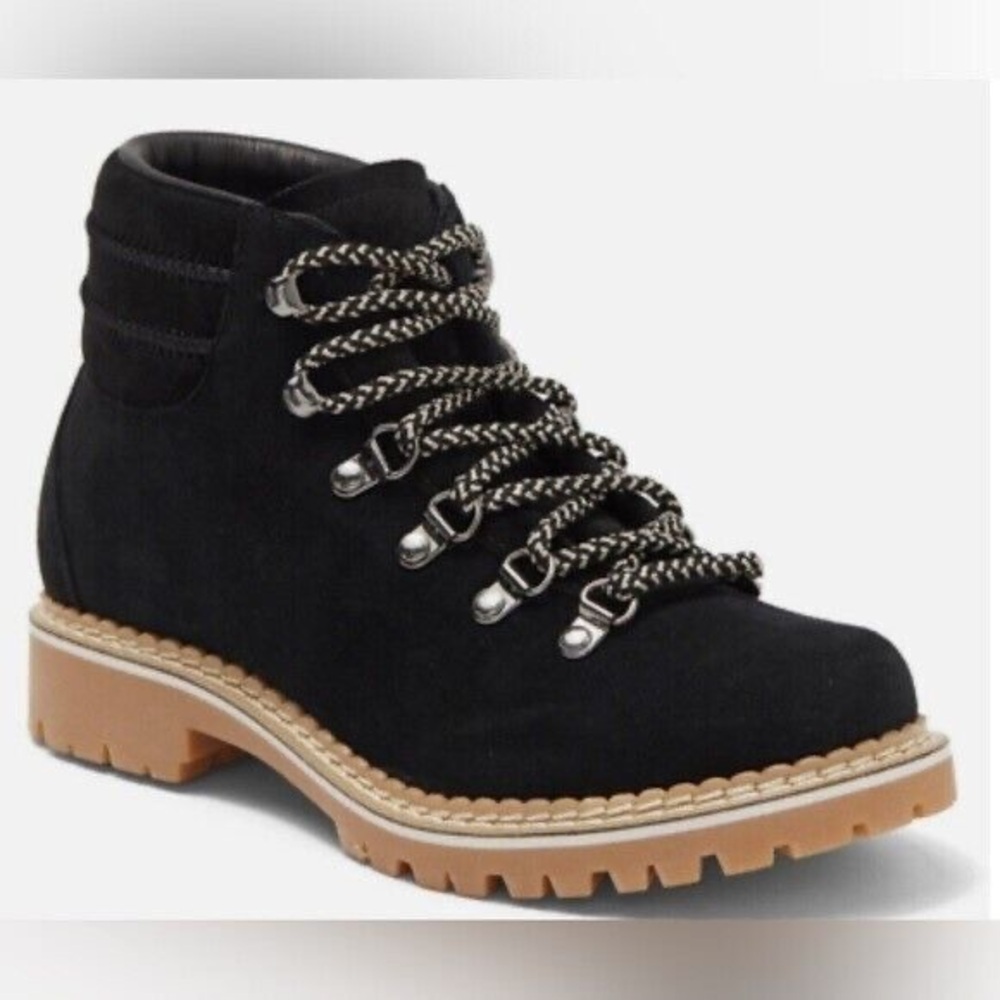 La Montelliana 1965 Alce Boots Hiker Suede Lace‎ Up Lug Sole Booties Size 36/US6